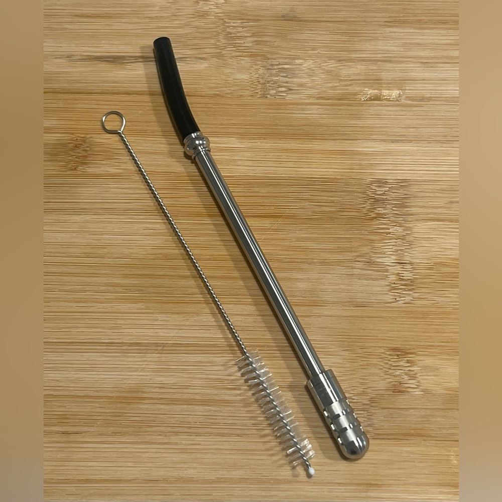 *New* Stainless Steel reusable Yerba Mate Straw, coffee, tea, cocktails, juices